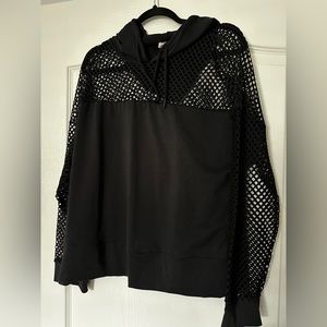 Net Seethrough Hoodie M